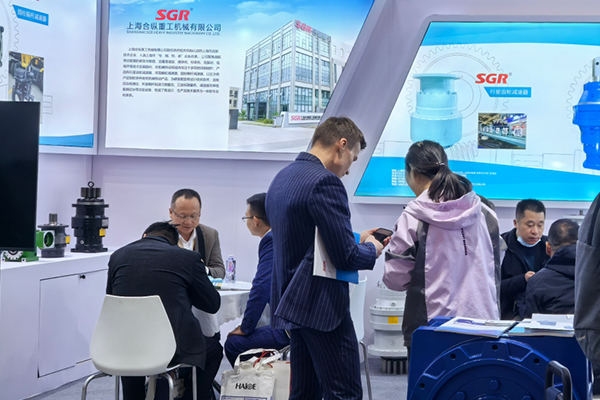 جعبه دنده SGR در Bauma China 2024